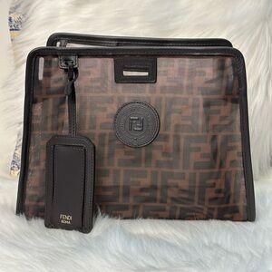 Fendi Peekaboo Brown Monogram